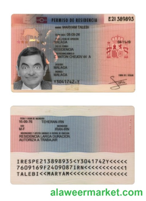 Spain residence permit 2019-present